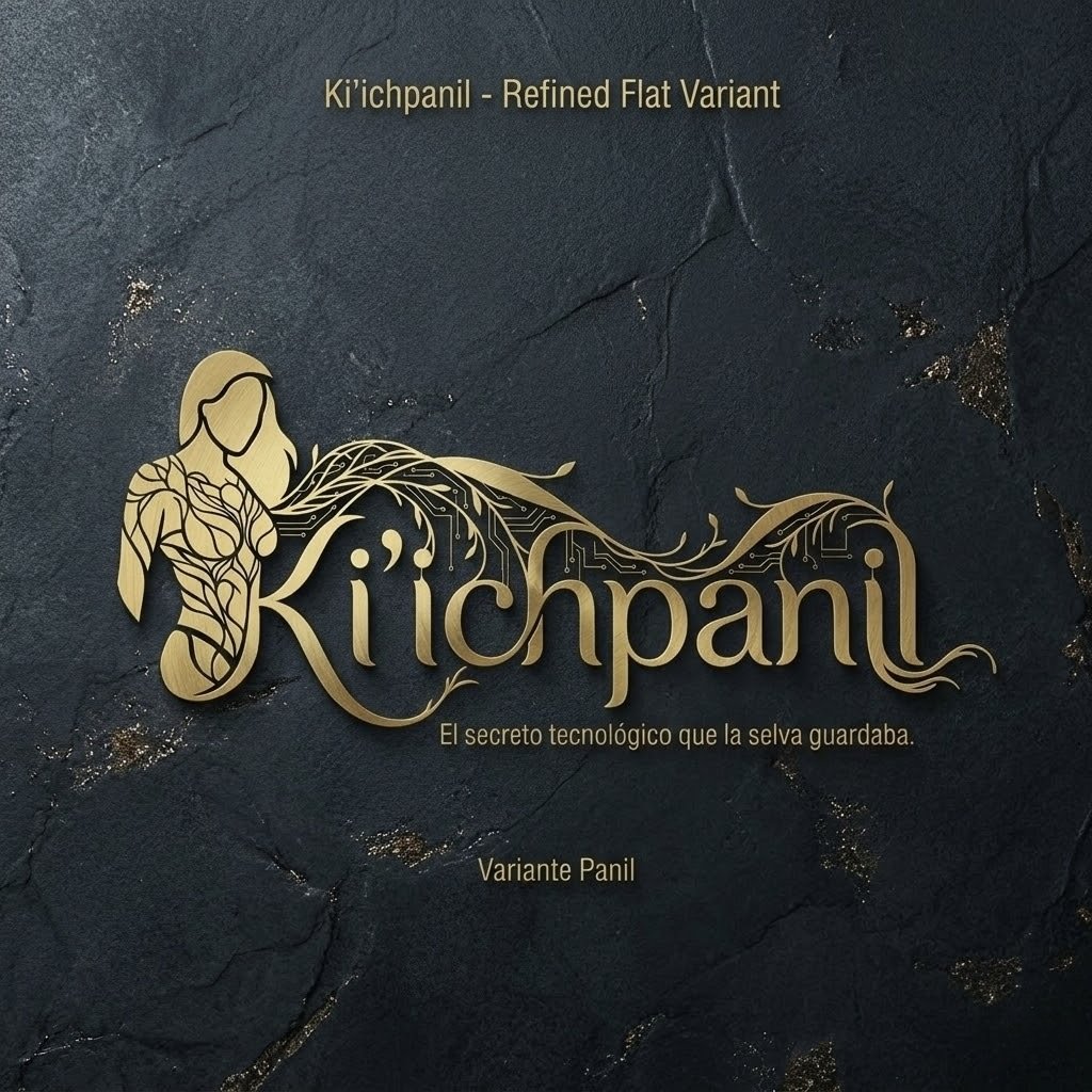 Logo principal Ki'ichpanil sobre mármol